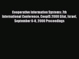 Read Cooperative Information Systems: 7th International Conference CoopIS 2000 Eilat Israel