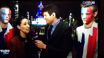 Euro 2016 : un journaliste de beIN Sports empêche une jeune femme de parler de la loi travail