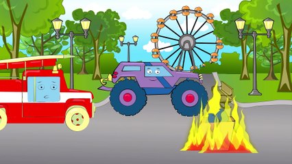 Монстр Трак и Гоночная Машина - Мультики про Машинки | Мультфильмы для Детей Все Серии Подряд