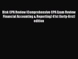 [PDF] Bisk CPA Review (Comprehensive CPA Exam Review Financial Accounting & Reporting) 41st