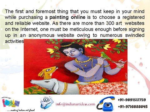 Benefits of procuring online paintings