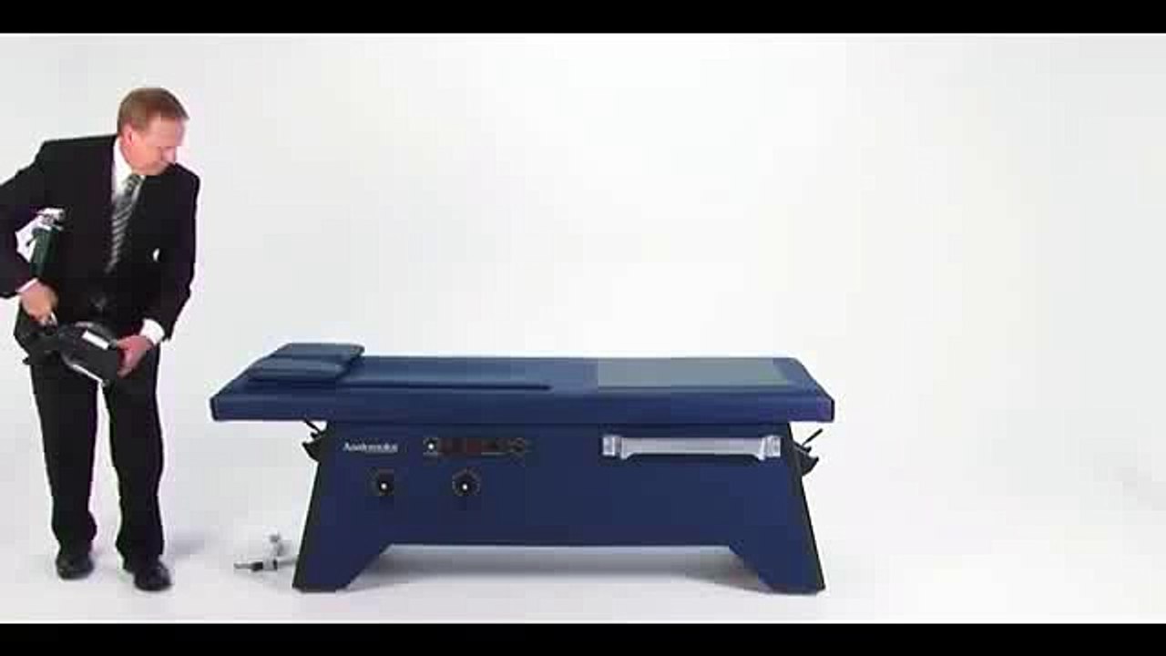 Anatomotor Roller Massage Traction Table Demo 2