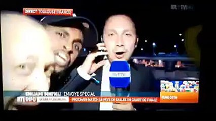 Euro 2016 : Exaspéré par les supporters, un journaliste belge abandonne l'émission en direct