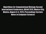 Read Algorithms for Computational Biology: Second International Conference AlCoB 2015 Mexico