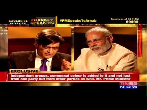 PM Modi on Frankly Speaking with Arnab Goswami | Exclusive Part 4