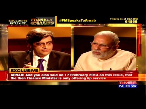 PM Modi on Frankly Speaking with Arnab Goswami | Exclusive Part 3