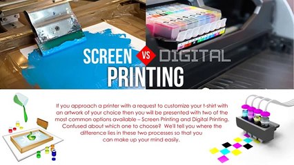 Screen V/S Digital Printing | Tampa T-Shirts