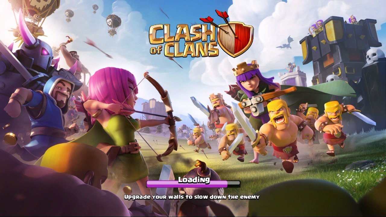 Clash Of Clans - Giant , Minion, Healer, Arcer & Wizard Attack 26-06-2016 - th9