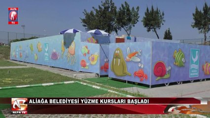 Aliağa Belediyesi Yüzme Kursları Başladı