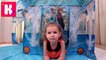 Замок Принцессы Эльза и Анна Дисней Холодное Сердце игрушки Фроузен распаковка конфет Джелли Белли новое видео 2016