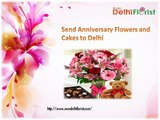 Send Anniversary Flowers and Cakes to Delhi