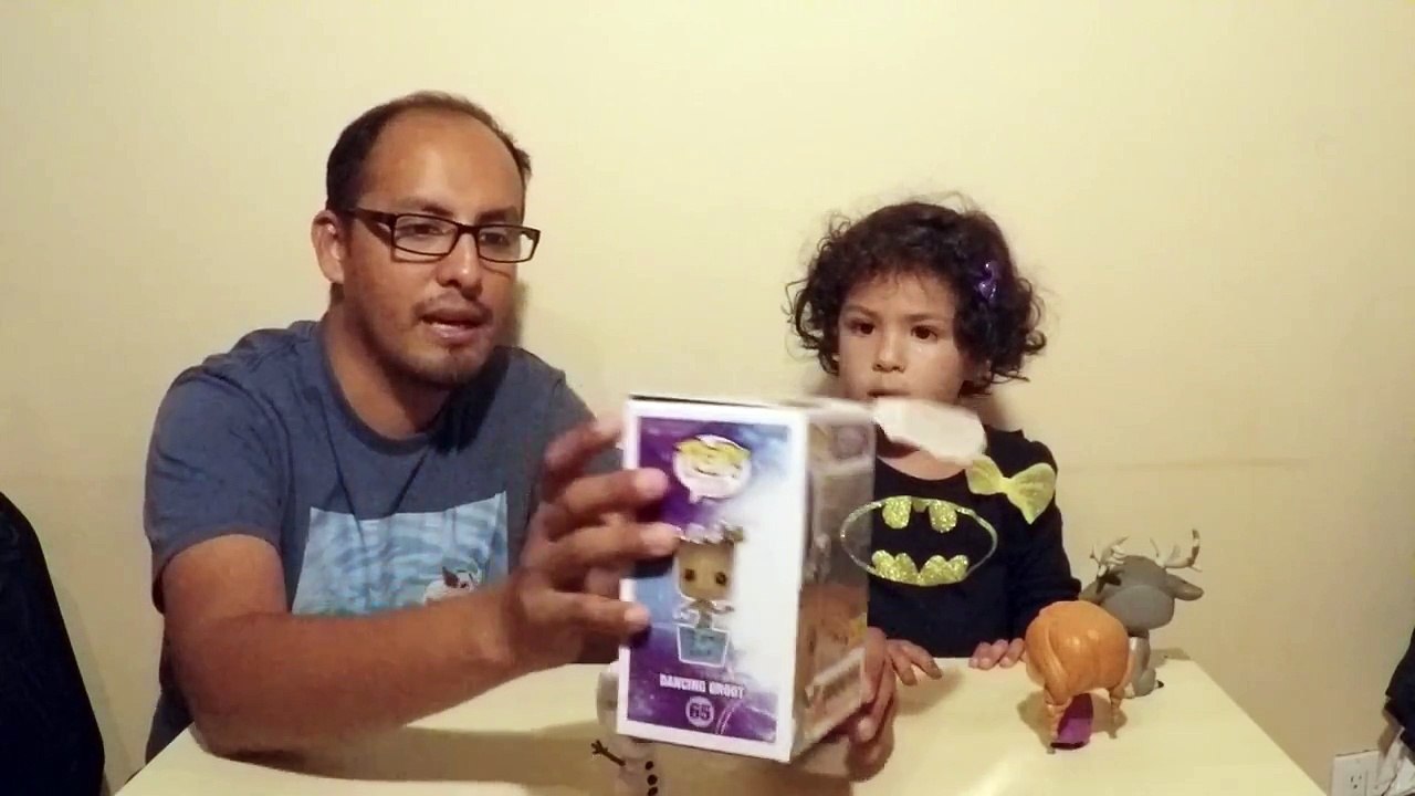 Funko POP! Marvel- Dancing Groot Hot Topic exclusive Funko Pop Unboxing