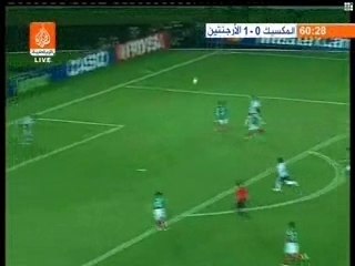 Goool de messi vs mexico como de maradona