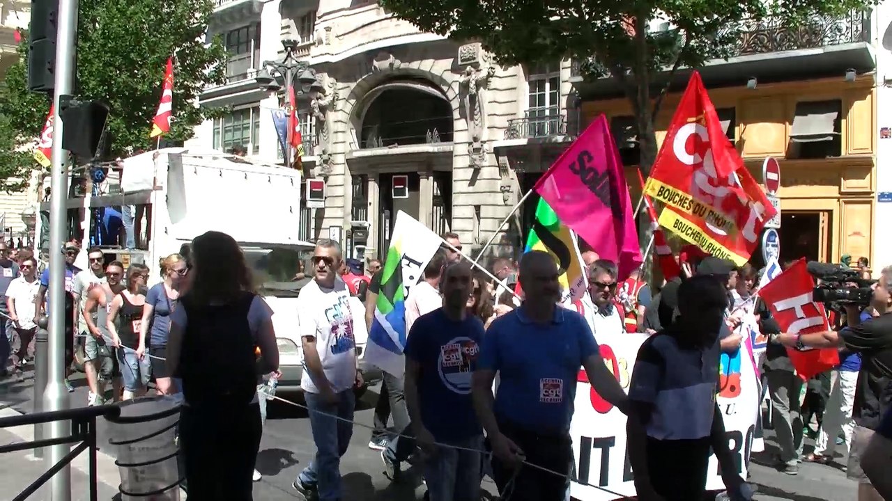 Manifestation contre la loi travail 28 juin à Marseille