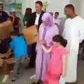 Les juifs du Maroc (loubavitch) ont distribués des colis alimentaires pour les musulmans les plus démunis