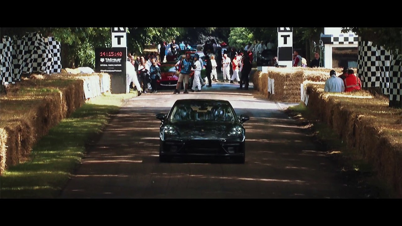 Patrick Dempsey takes on Goodwood in a prototype of the mighty new Porsche Panamera