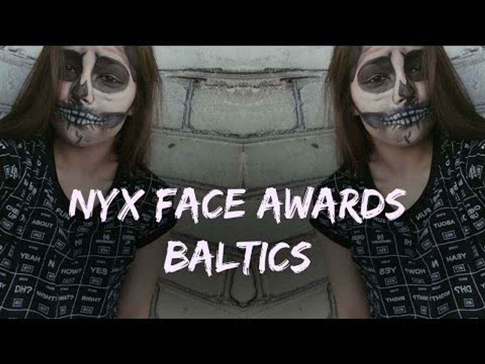 NYX FACE AWARDS BALTICS 2016 | Skull makeup