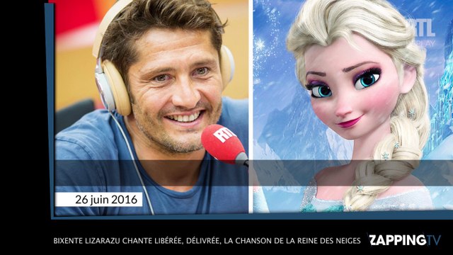 Bixente Lizarazu chante Libérée, Délivrée, la chanson de la Reine des Neiges ! (VIDEO)