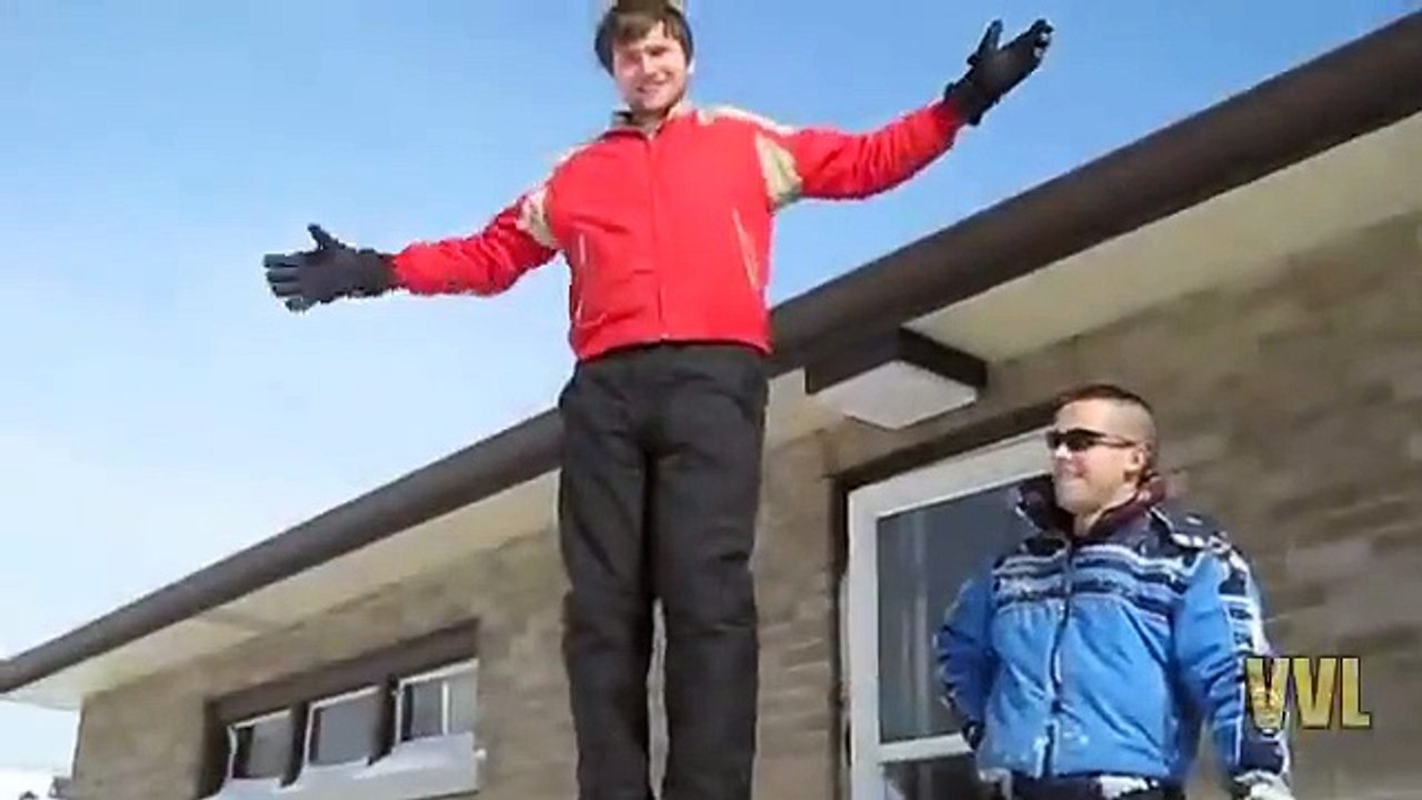 BOY FALLS FACE FIRST INTO SNOW Funny video