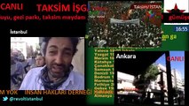 1 Haziran #14 Taksim Meydanı işgal edildi ! canlı yayın kayıtları 17 00 17 30