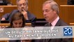 Le député europhobe britannique, Nigel Farage, hué au Parlement européen
