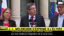 Jean-Luc Mélenchon consterné par sa rencontre françois Hollande