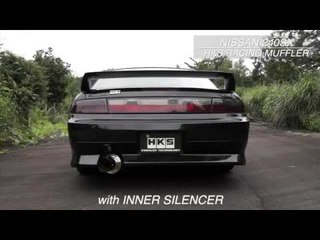 NISSAN 240SX HKS RACING MUFFLER for USA