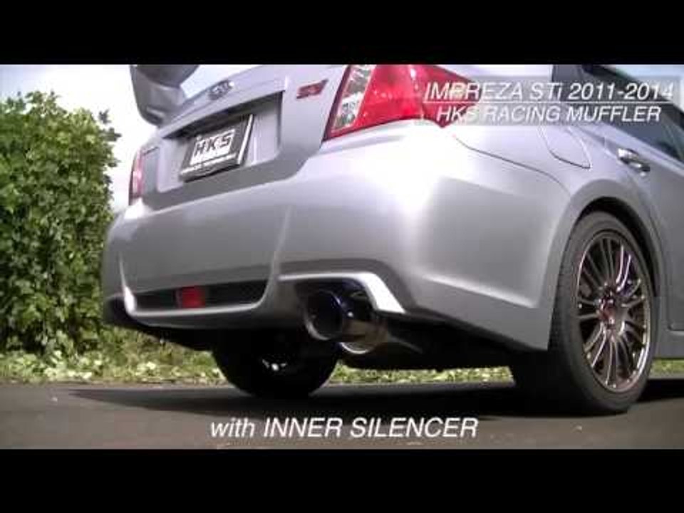 SUBARU IMPREZA STi 2011 2014 HKS RACING MUFFLER for USA