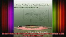 READ book  Bond Pricing and Portfolio Analysis Protecting Investors in the Long Run MIT Press Full Ebook Online Free