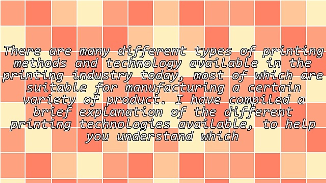 Printing Technology Used for Business Cards, Stickers, Letterheads, Flyers Etc