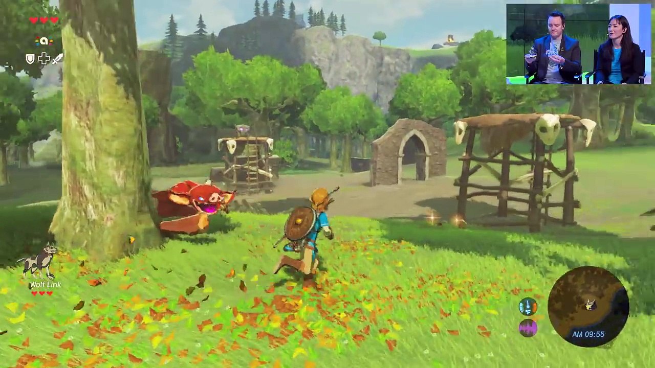 The Legend of Zelda Breath of the Wild - amiibo Gameplay
