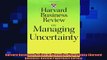 READ book  Harvard Business Review on Managing Uncertainty Harvard Business Review Paperback Series Full Free