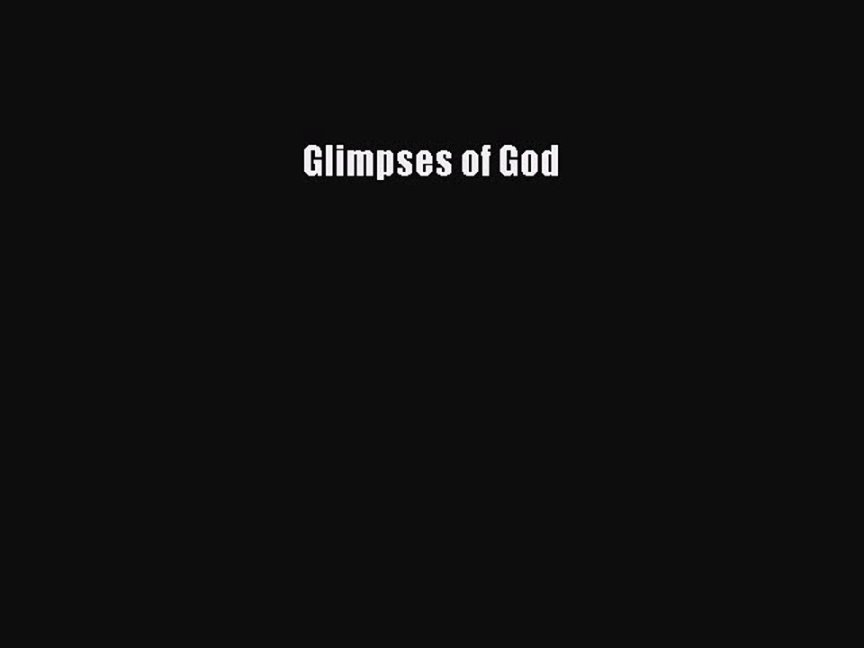 Download Glimpses of God PDF Free