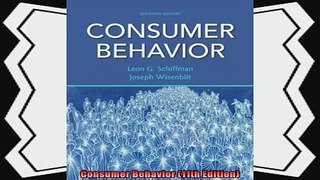 behold  Consumer Behavior 11th Edition