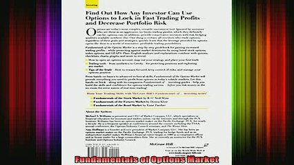 READ book  Fundamentals of Options Market Full EBook