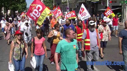 Manifestation contre la Loi Travail à Toulon : "La détermination ne faiblit pas"