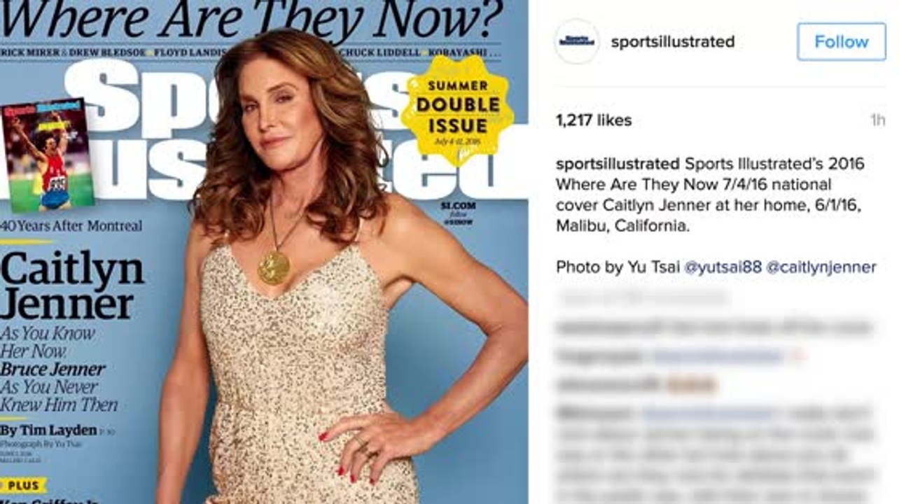 Caitlyn Jenner Poses With Her Gold Medal on Sports Illustrated Cover