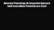 Read Books Abnormal Psychology: An Integrative Approach (with CourseMate Printed Access Card)