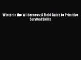 Read Books Winter in the Wilderness: A Field Guide to Primitive Survival Skills E-Book Free