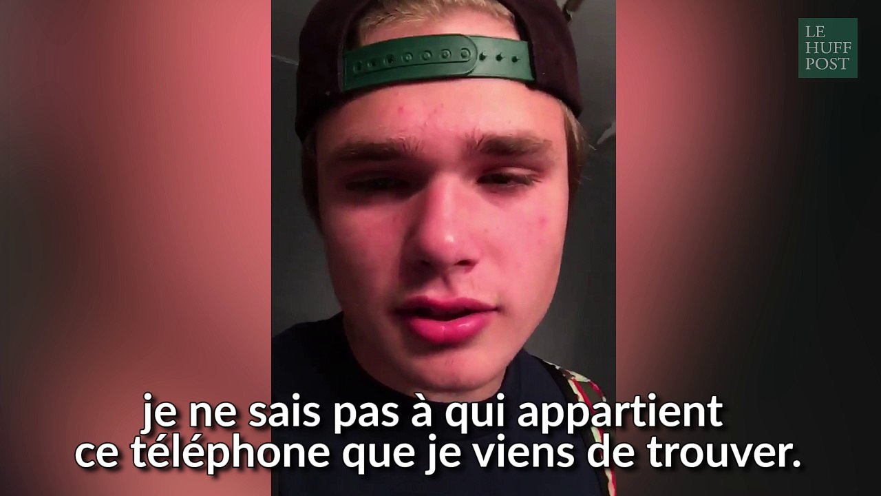 Il a eu une attention surprenante envers une inconnue qui avait perdu son téléphone