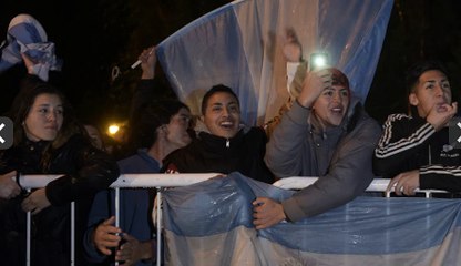 Selección argentina llegó a su país y no habló con la prensa