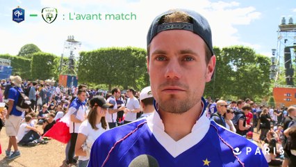 Euro 2016 match France-Irlande sur la FanZone Tour Eiffel