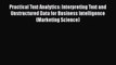[PDF] Practical Text Analytics: Interpreting Text and Unstructured Data for Business Intelligence