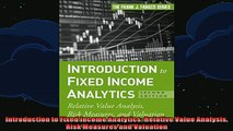 READ book  Introduction to Fixed Income Analytics Relative Value Analysis Risk Measures and Full EBook