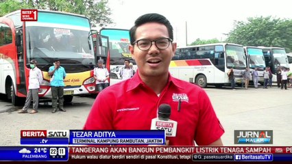 Pemudik Padati Terminal Kampung Rambutan