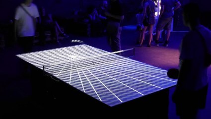 Pingtime installation showcase at Platine Festival, Cologne - Germany