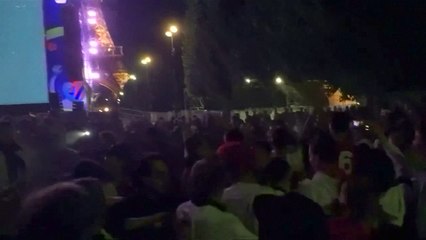 England fans clash in Paris fanzone after Euro 2016 defeat