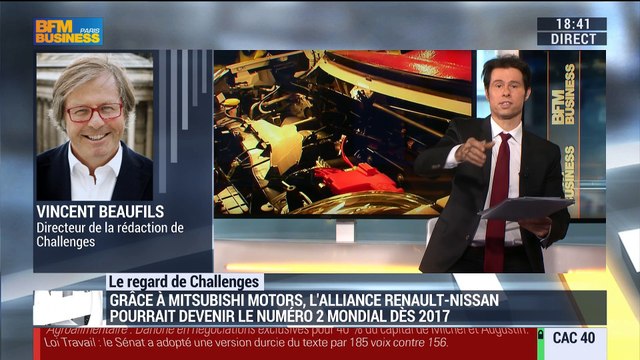 Le regard de Challenges: Grâce à Mitsubishi Motors, l'alliance Renault-Nissan pourrait devenir le numéro 2 mondial dès 2017 - 28/06