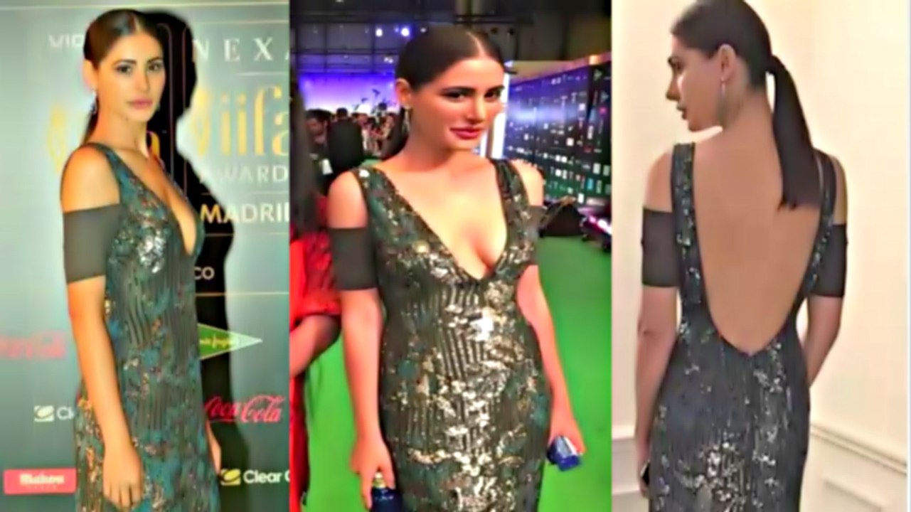 Nargis Fakhri Braless At IIFA Awards 2016 Red Carpet