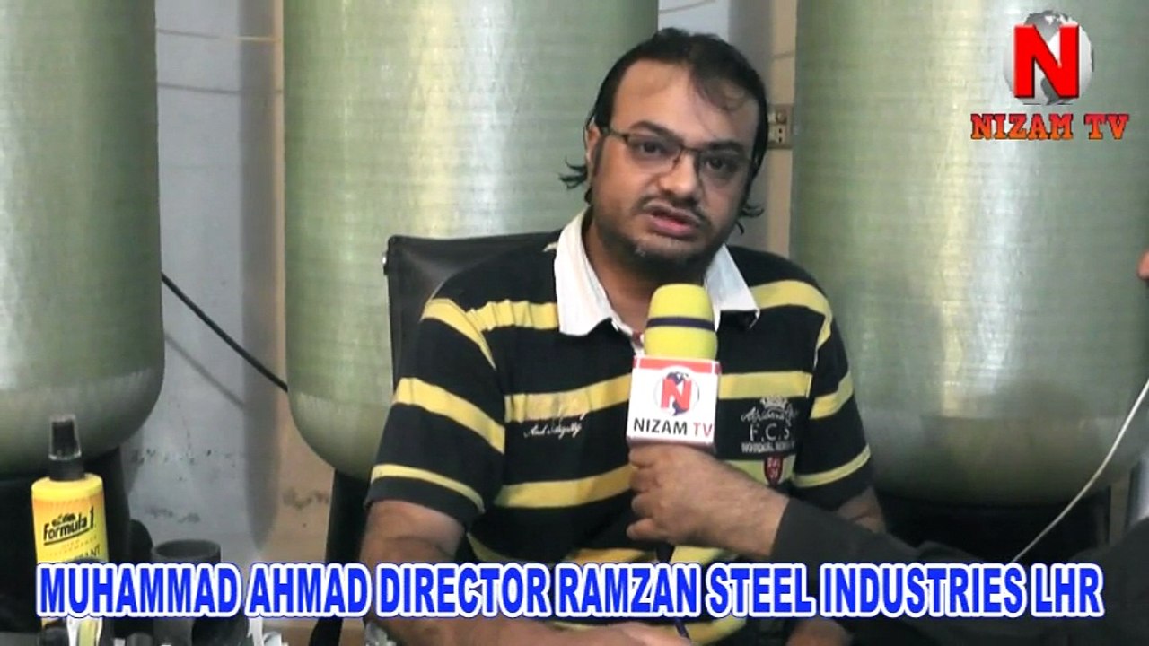 Muhammad Ahmad, Director Ramzan Steel Industries Lahore, Fi Sabileelah Mineral Water Plant